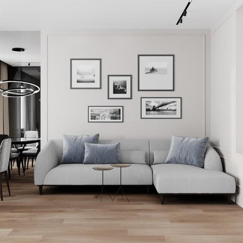 Дизайн - проект светлой квартиры 100 кв. 03