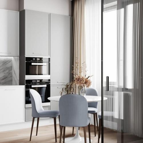 Дизайн - проект светлой квартиры 100 кв.