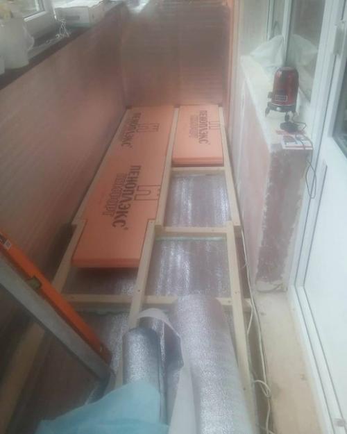 Ремонт балкона от нашего подписчика и его пушистого друга. 07