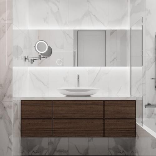 Дизайн - проект светлой квартиры 100 кв. 07