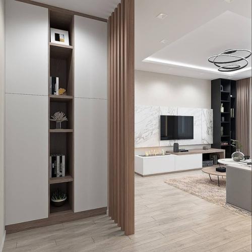 Как вам цветовое решение в этой гостиной? 04