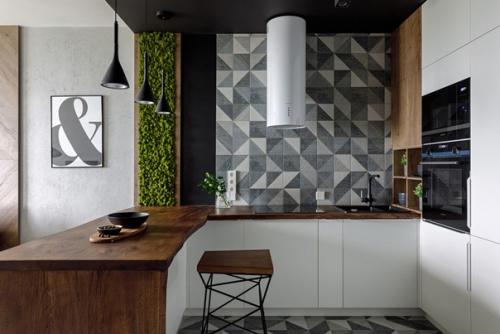 Современный дизайн.  Квартира 47 м для девушки студентки. 09