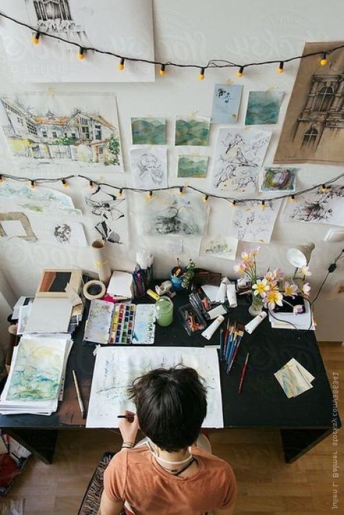 Рабочие места таорческих людей!