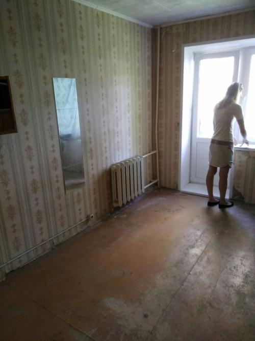 Переделали комнату в общежитии. 01