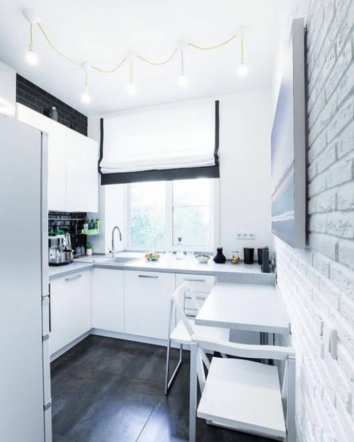 Кирпичная стена в интерьере. 03