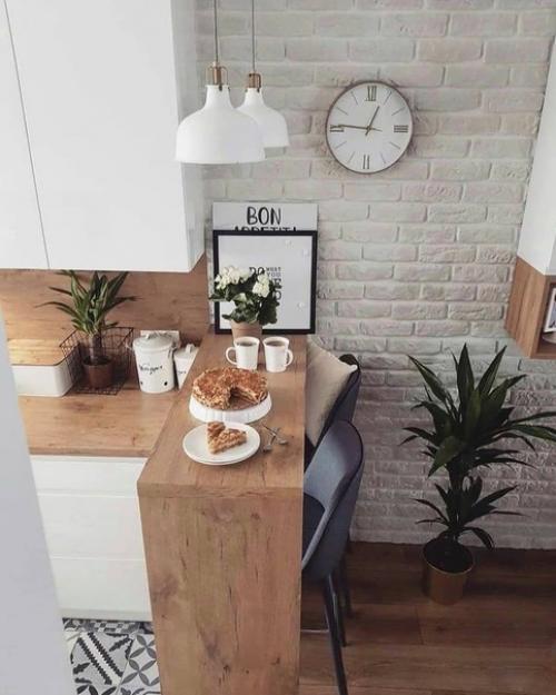 Кирпичная стена в интерьере. 05