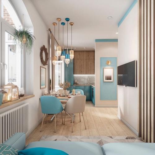 Небольшая квартира площадью 33 м 2. 03