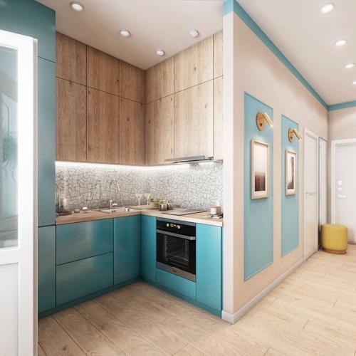 Небольшая квартира площадью 33 м 2. 04