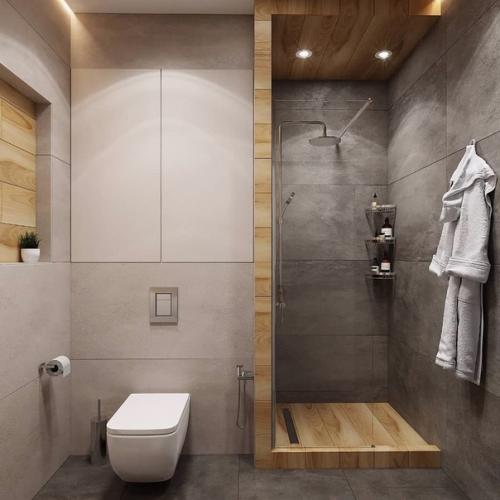 Душевая - для него, ванна - для неё. 01