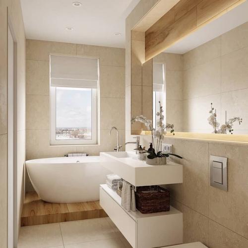 Душевая - для него, ванна - для неё. 03