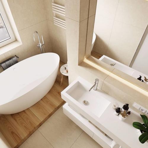 Душевая - для него, ванна - для неё. 05