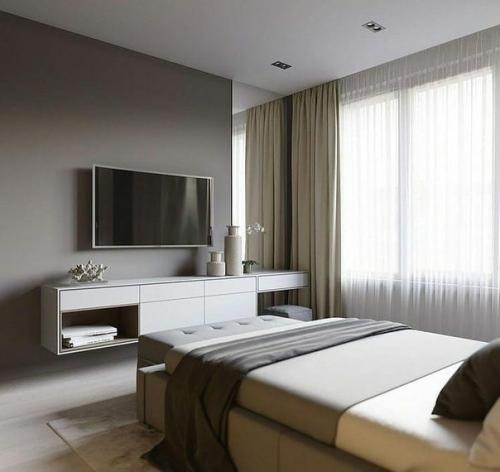 Какой вариант стенки в спальне вам нравится больше? 01