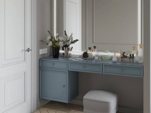 Нежнейшая спальня в пастельных тонах. 04