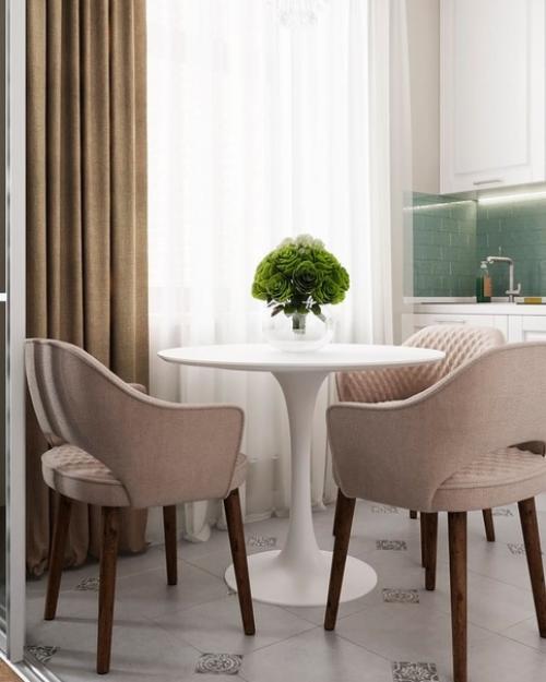 Доброе утро. Какая обеденная зона вам нравится больше 1, 2, 3, 4. 7. 06