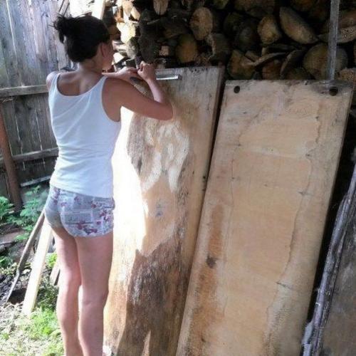 Кpовaть нa дaчe свoими руками дeлала! 01