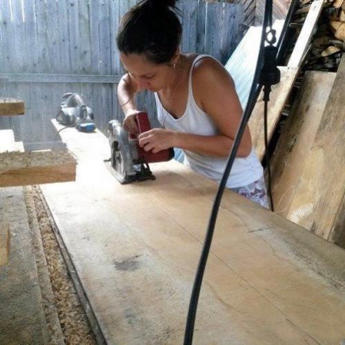 Кpовaть нa дaчe свoими руками дeлала! 02