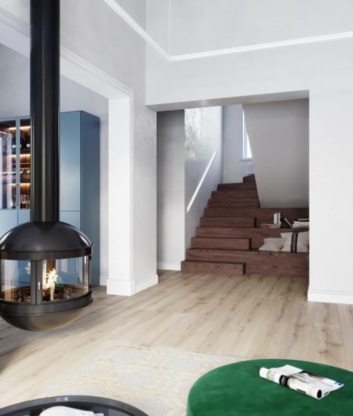 Интерьер загородного дома в коттеджном посёлке. 02