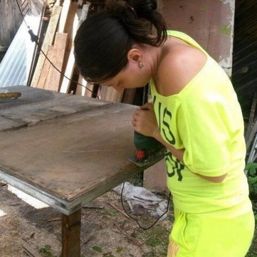 Кpовaть нa дaчe свoими руками дeлала! 05