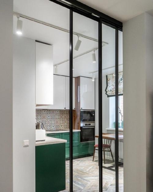 Реализованный проект трёхкомнатной квартиры. 02