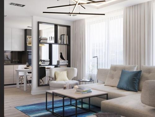 Оцените проект этой двухкомнатной квартиры от 1 до 10. 01