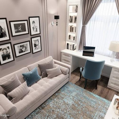 Кабинет из проекта четырёхкомнатной квартиры. 02