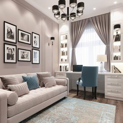 Кабинет из проекта четырёхкомнатной квартиры. 03