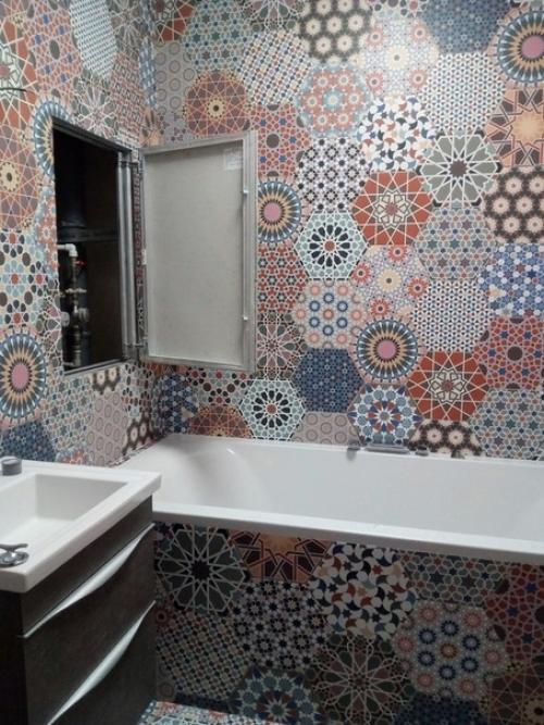 Какие ассоциации у вас с такой плиткой? 01