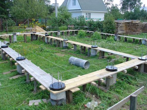 Как работают буронабивные сваи. Ростверк на буронабивных сваях