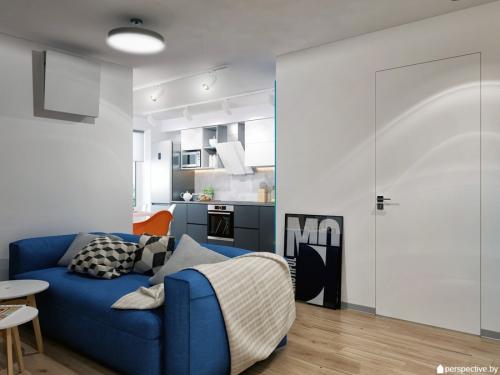 Интересное и стильное оформление квартиры. А Вам понравился дизайн- проект? 01