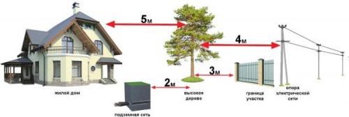 Расстояние между деревьями при посадке сада таблица. Общие правила посадки: сколько метров отступить от дома и забора