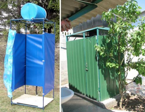 Летний душ с раздевалкой размеры. Летний душ –, как построить для дачи своими руками? Идеи, чертежи и лучшие проекты (85 фото)