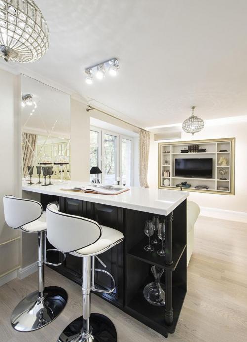 Интерьер однокомнатной квартиры 28 кв.м. 06