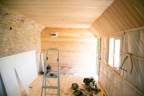 Монтаж вагонки в бане своими руками. Поэтапное описание монтажа вагонки внутри бань 03 Монтаж вагонки в бане своими руками. Поэтапное описание монтажа вагонки внутри бань 03