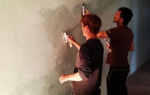 Штукатурка стен из газобетона своими руками. Последовательность работ при отделке газобетонной стены штукатуркой 03