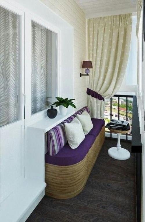 Идеи оформления лоджии 05