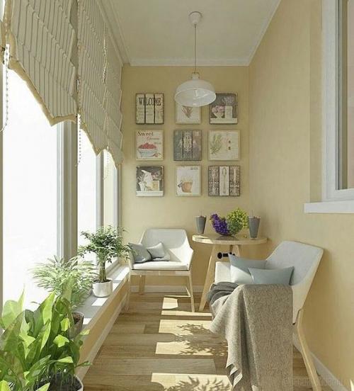 Идеи оформления лоджии 01