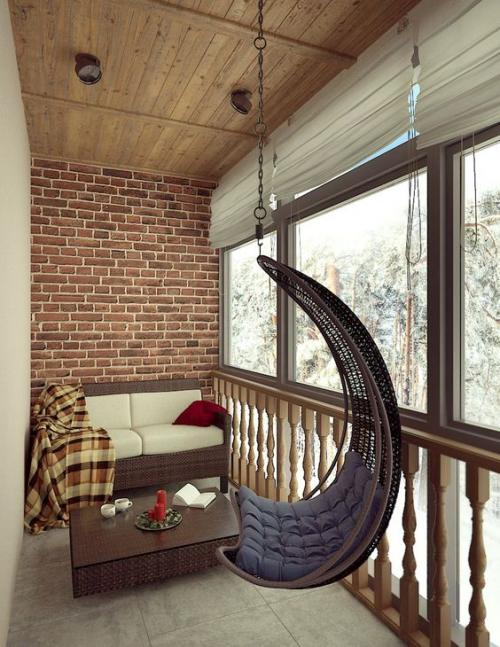 Подвесные кресла в дизайне интерьера 01