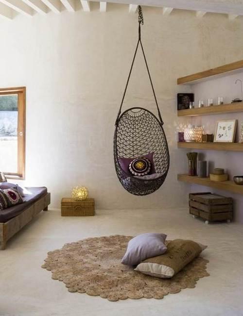 Подвесные кресла в дизайне интерьера 06