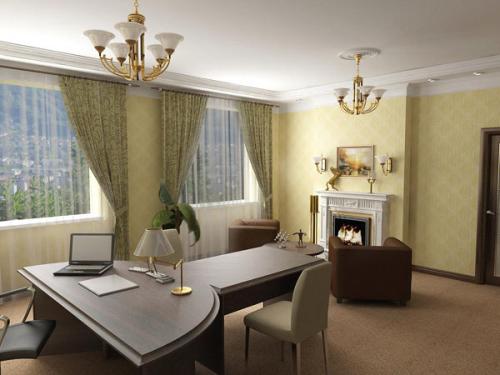 Кабинет. Дизайн интерьера 04