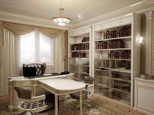 Кабинет. Дизайн интерьера 01