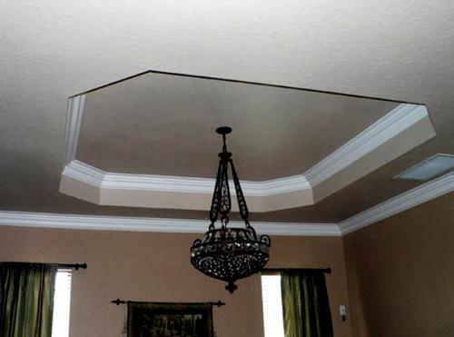 Потолок в деревянном доме. Варианты исполнения деревянного потолка 23