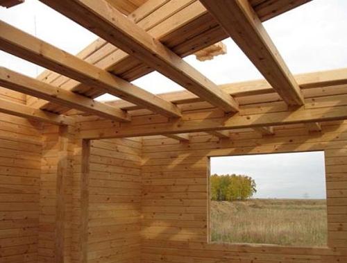 Балки перекрытия из клееного бруса. Подбираем балки и строим чердачное перекрытие своими руками