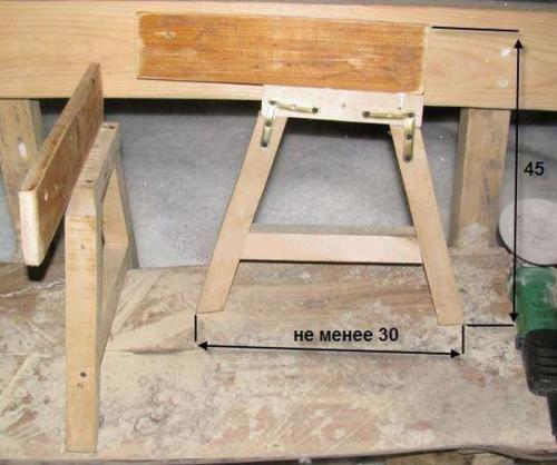 Лавочка трансформер своими руками чертежи. Изготовление скамеек и ножек конструкции