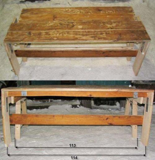 Лавочка трансформер своими руками чертежи. Изготовление скамеек и ножек конструкции