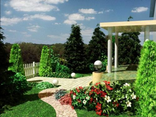 Ландшафтный дизайн углового участка. Планировка участка — зонирование и правила расположения элементов в ландшафтном дизайне (120 фото)