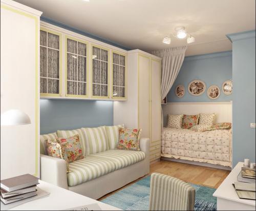 Оцените дизайн — проект однокомнатной квартиры в спокойных тонах 02