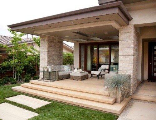 Пристройка к дому. ВАРИАНТЫ СТРОИТЕЛЬСТВА ТЕРРАСЫ