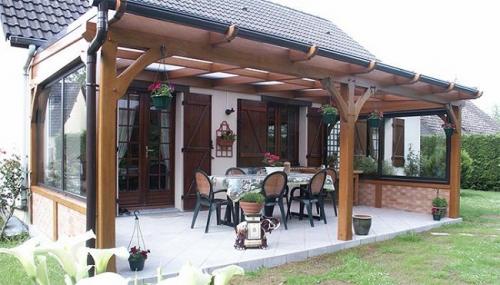 Пристройка террасы к дому. Проекты террас пристроенных к дому