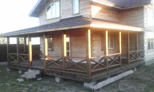 Пристройка террасы к дому. Проекты террас пристроенных к дому