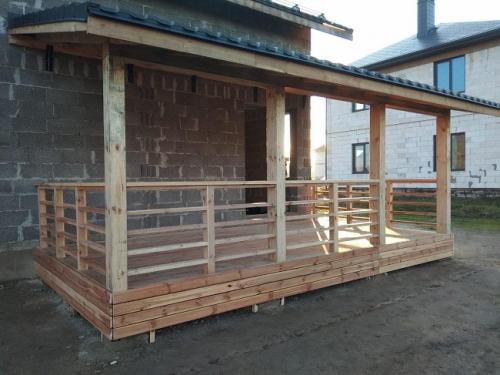 Пристройка террасы к дому. Проекты террас пристроенных к дому